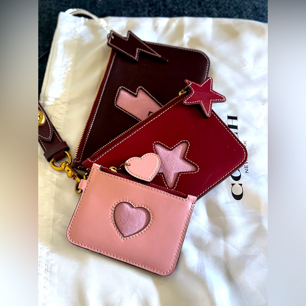 Trio Pouch Set With Cut Outs ⭐️ ♥️ ⚡️